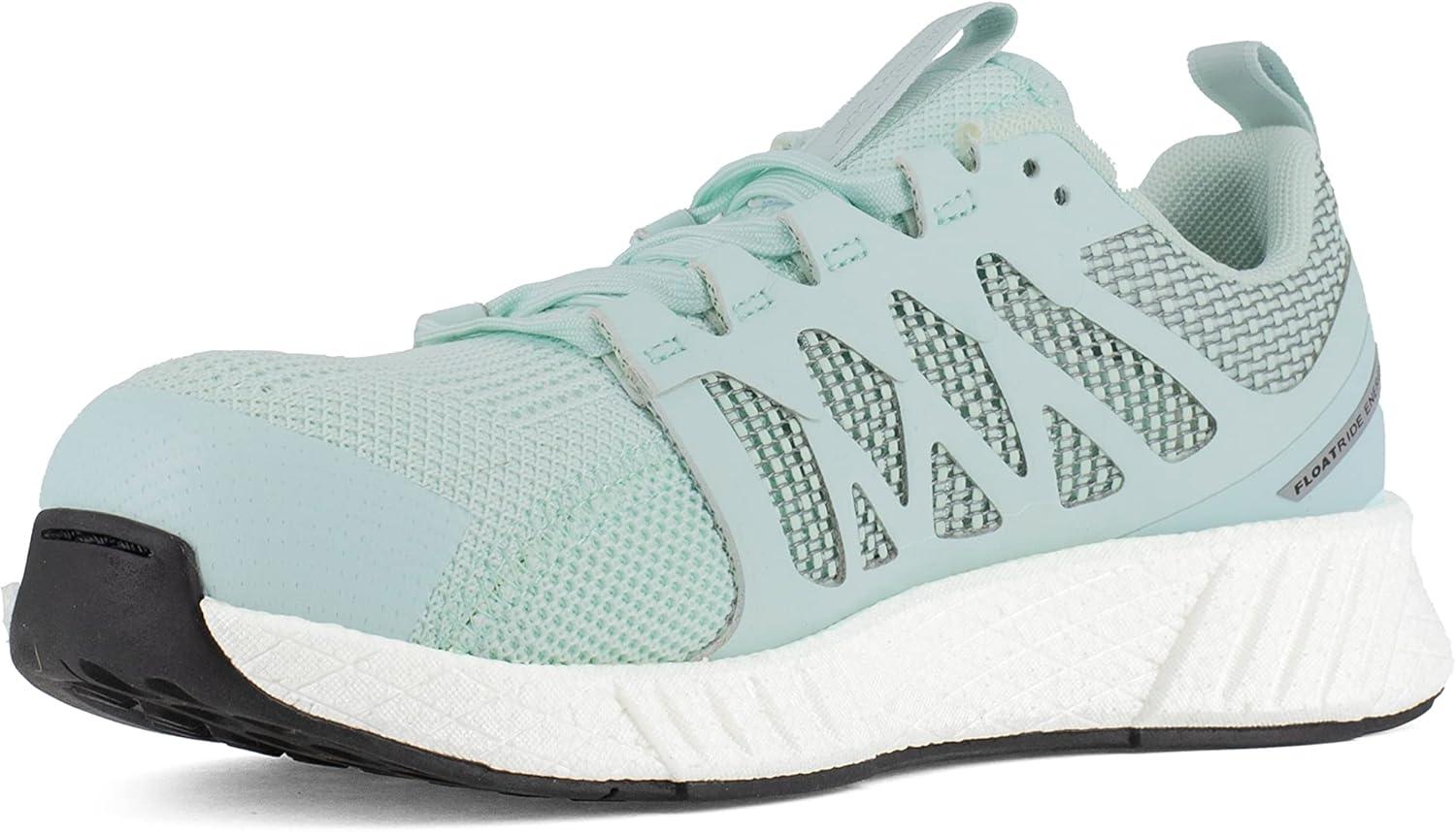 imageReebok Womens Rb347 Fusion Flexweave Work Construction Shoe Mint Blue SafetySeafoam Green
