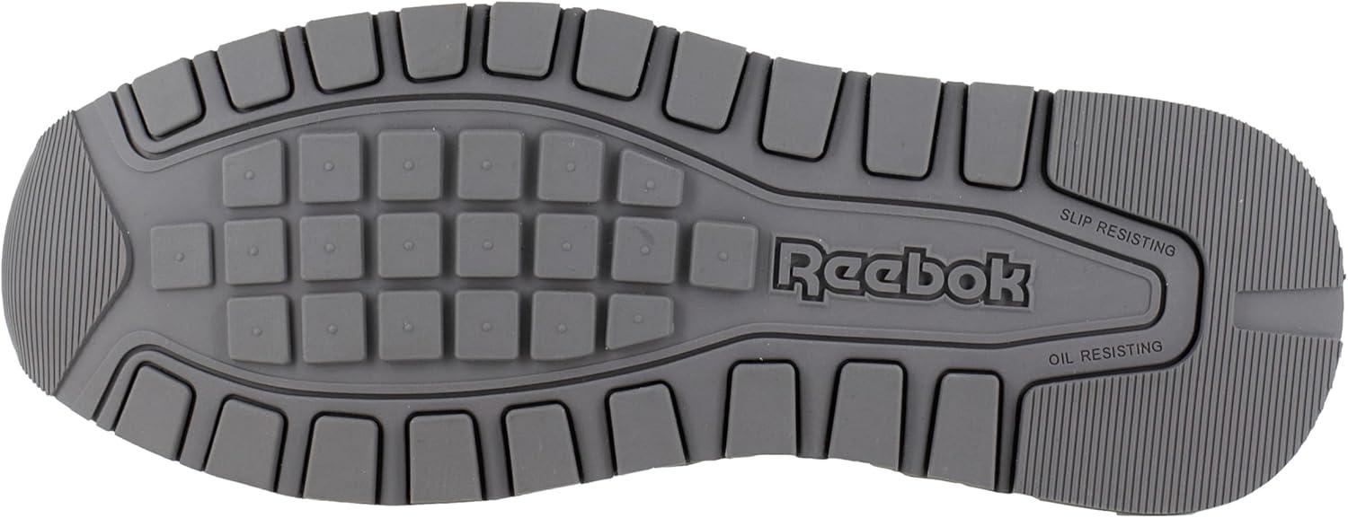 imageReebok Womens Rb981 Harman Composite Toe Classic Work SneakersGreyOrange