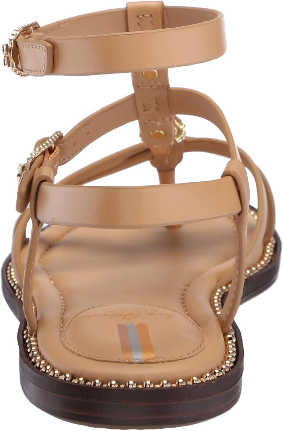 imageSam Edelman Womens Talya Flat SandalNatural Leather