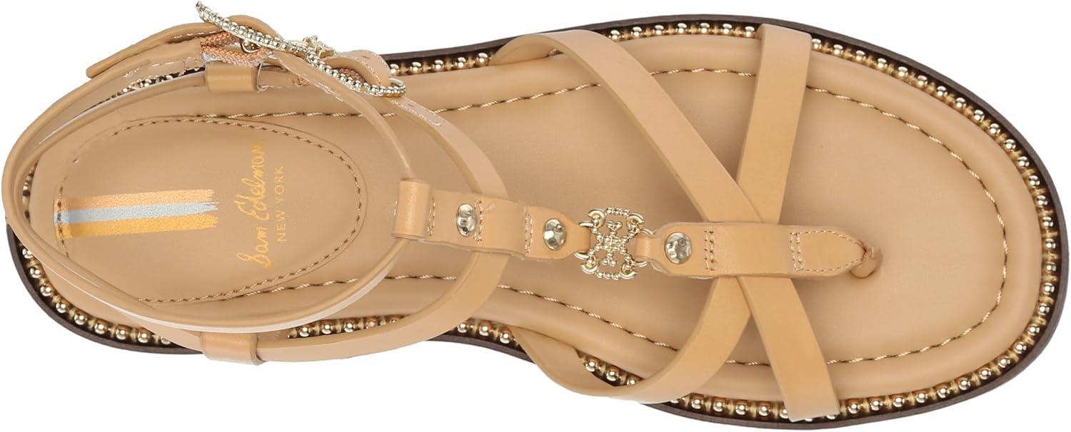 imageSam Edelman Womens Talya Flat SandalNatural Leather