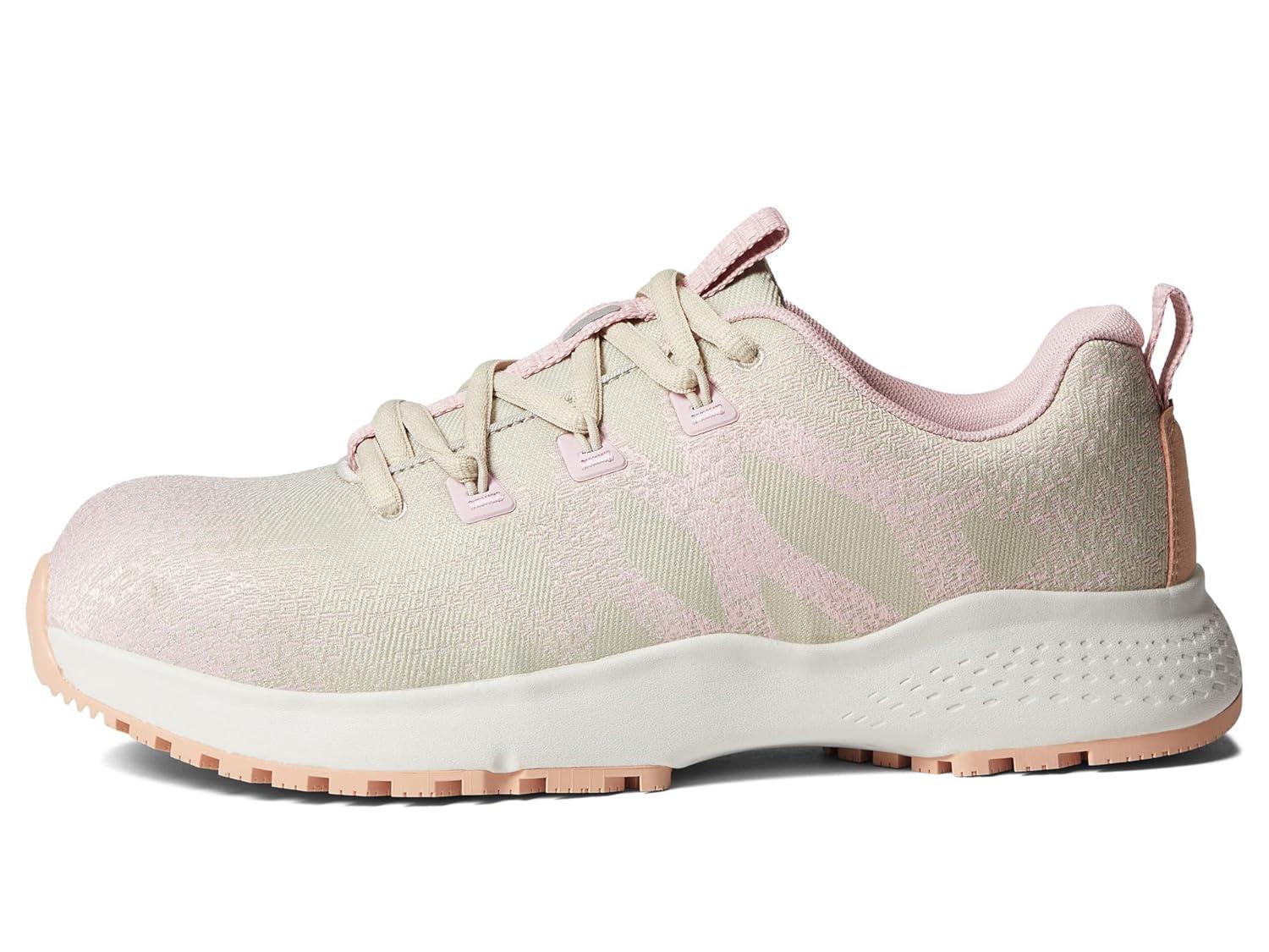 imageShoes for Crews Heather II Womens Nano Composite Toe NCT Work Shoes Slip Resistant Water Resistant Pink Size 10Pink