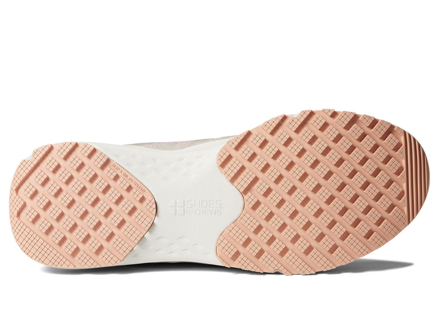 imageShoes for Crews Heather II Womens Nano Composite Toe NCT Work Shoes Slip Resistant Water Resistant Pink Size 10Pink