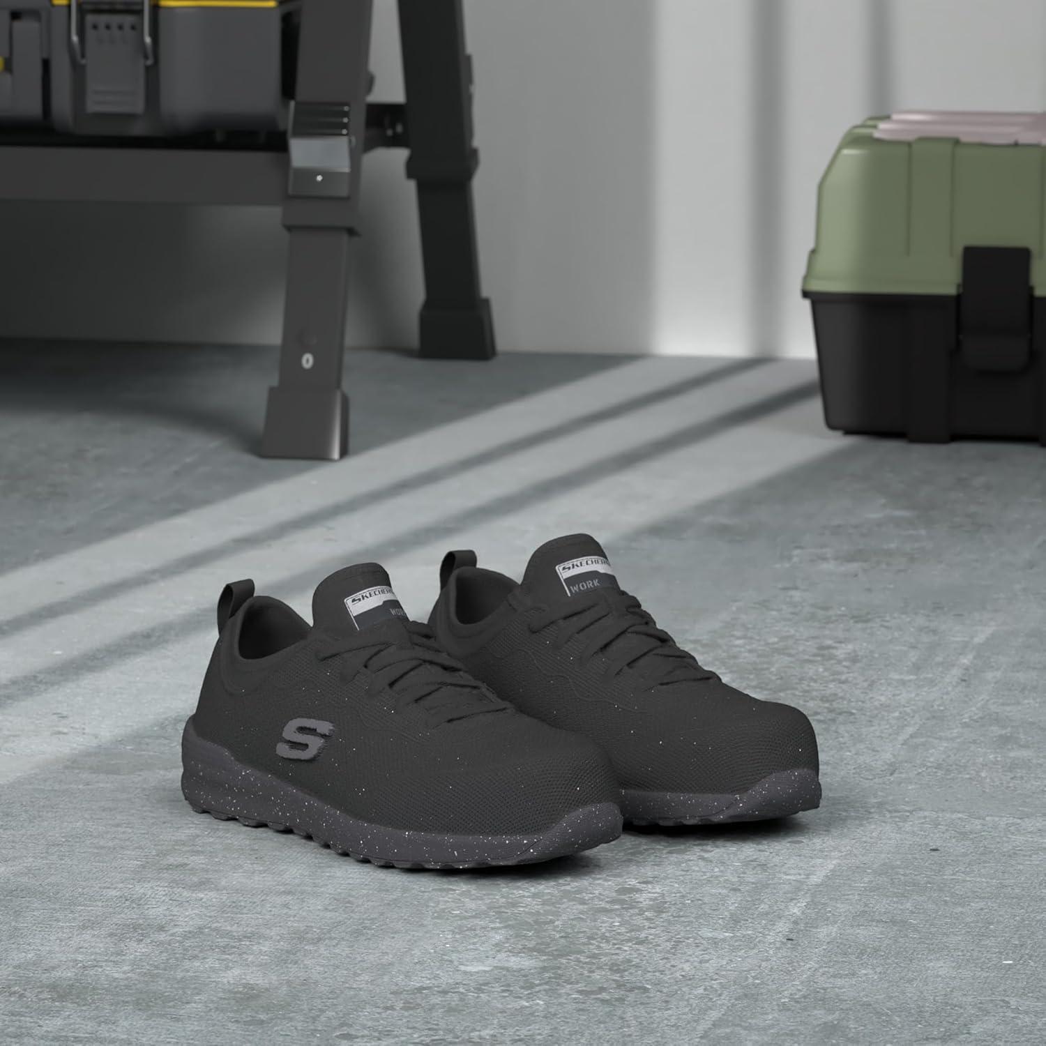 imageSkechers Womens Bulkin Balran 108033wIndustrial ShoeBlack