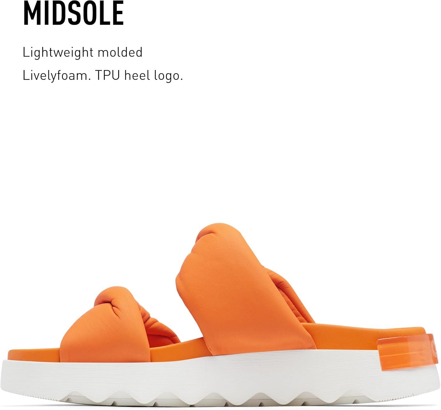 imageSorel Womens Viibe Twist Slide SandalsKoi Sea Salt