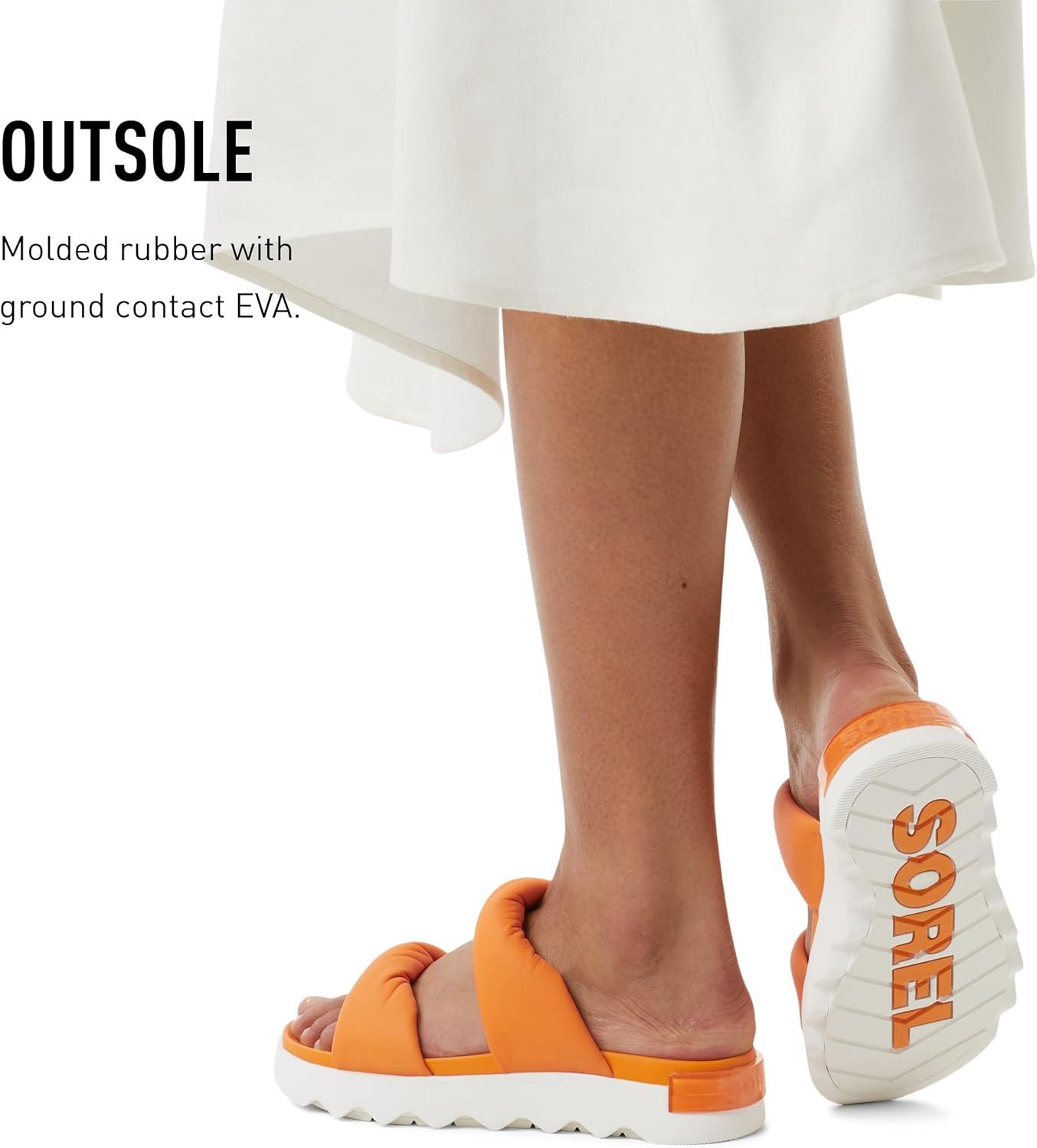 imageSorel Womens Viibe Twist Slide SandalsKoi Sea Salt