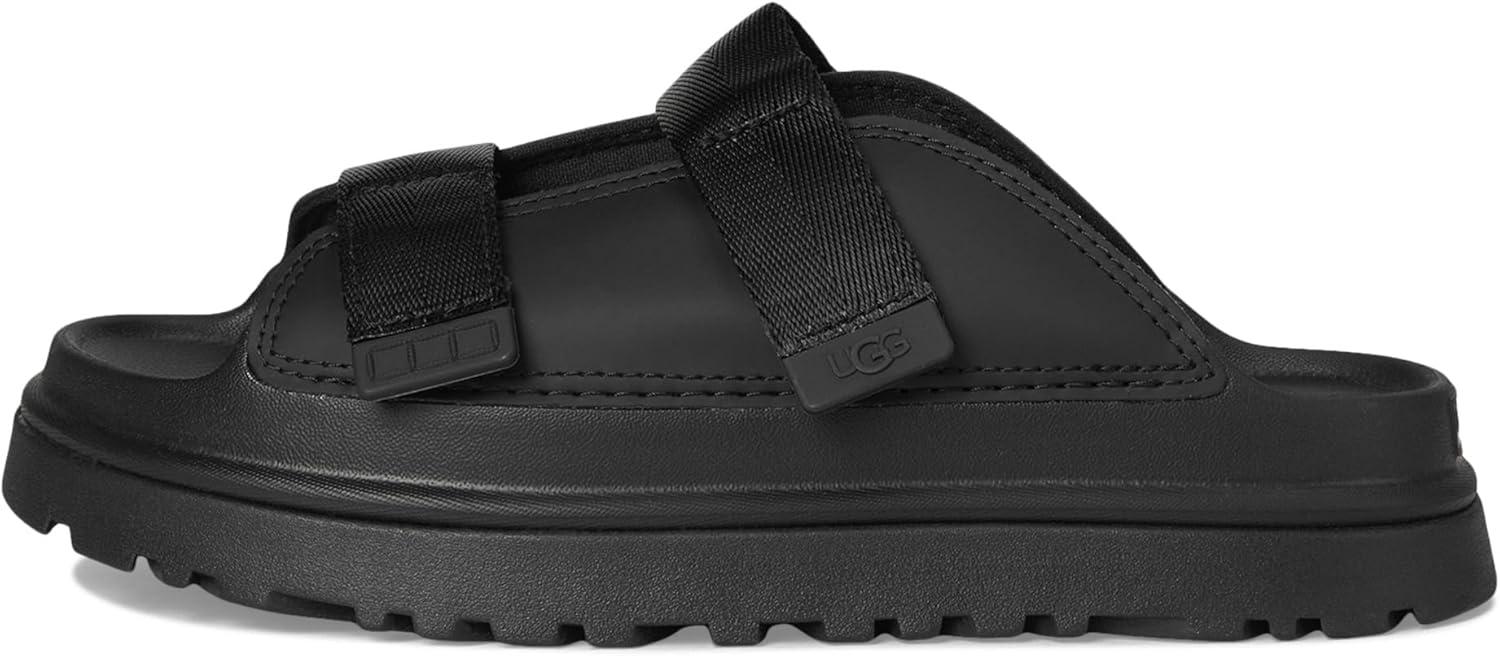 imageUGG UnisexChild Goldenglow Slide ToddlerLittle Big Kid SandalBlack