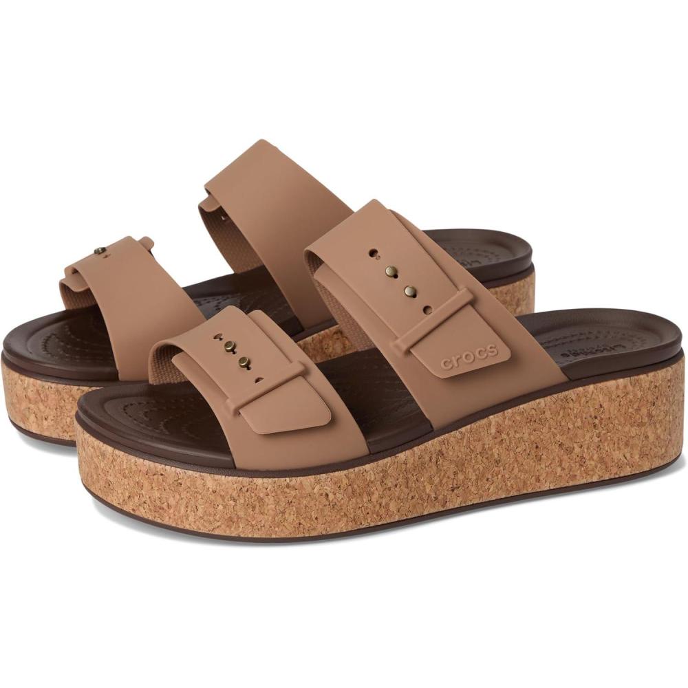 imageCrocs Brooklyn Buckle Low MediumMilk Chocolate