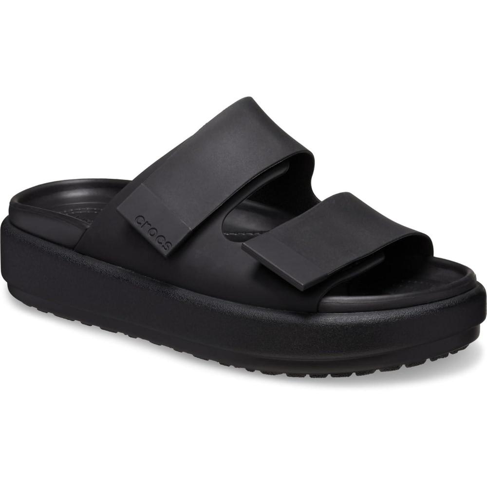 imageCrocs Womens Brooklyn Luxe SandalBlackBlack