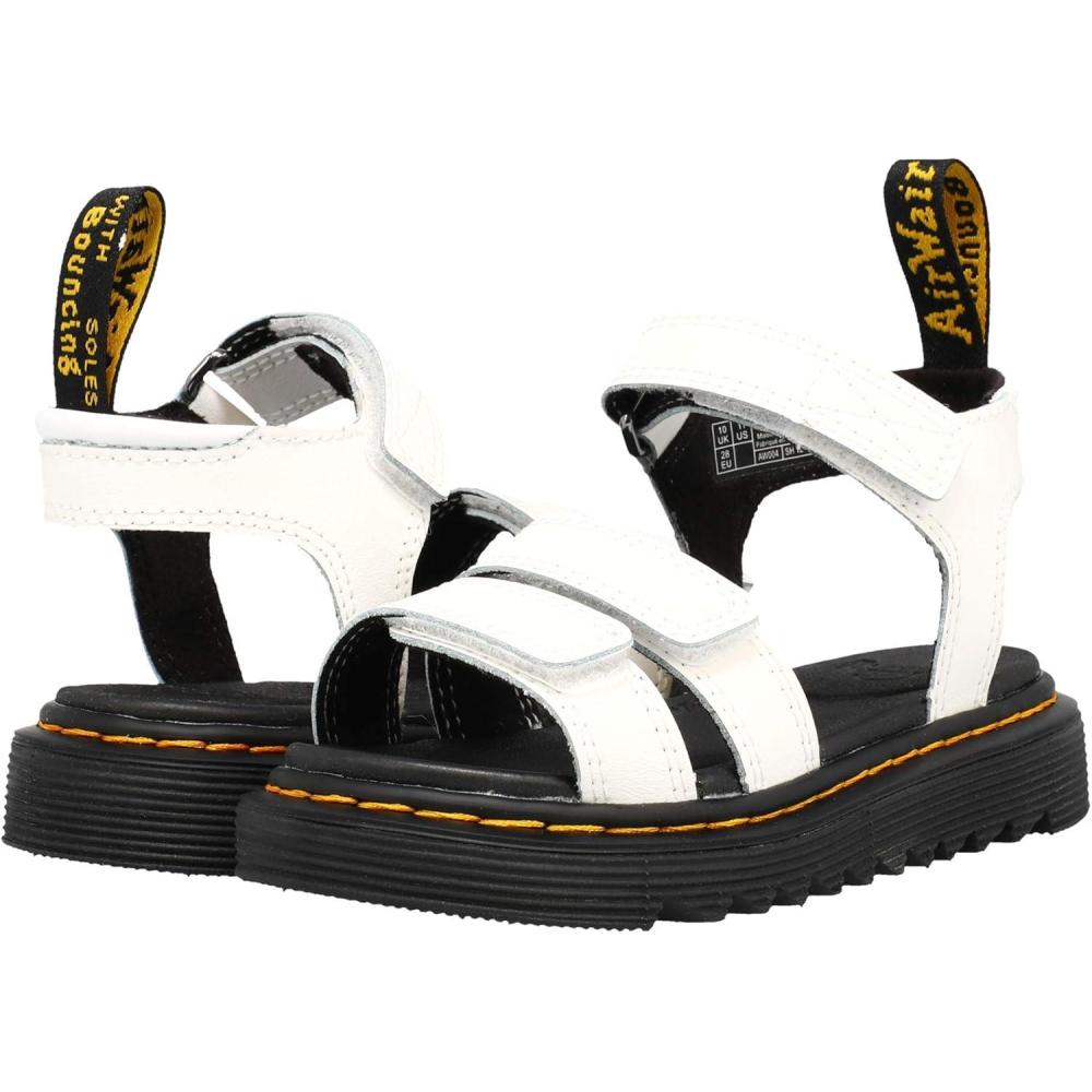 imageDr Martens unisexchild Klaire Big KidWhite