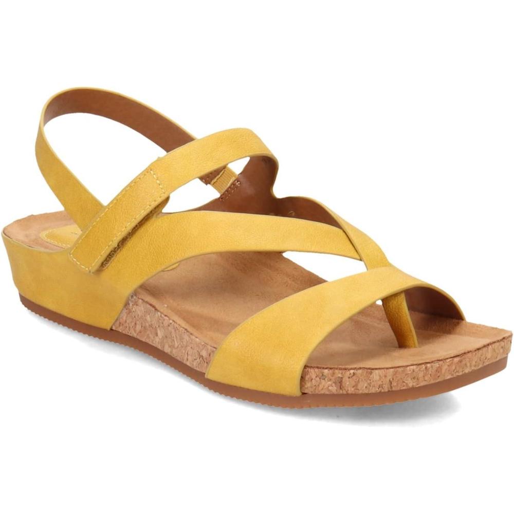 imageEurosoft by Sofft Womens Gianetta Flat SandalGolden Yellow