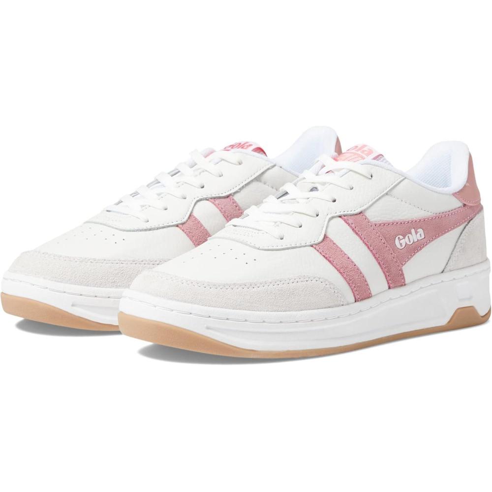 imageGola Topspin  Sneakers for Women  Leather Upper  Round Toe  Phylon Outsole  Textile Lining ampamp OutsoleWhiteDusty RoseCoral Pink