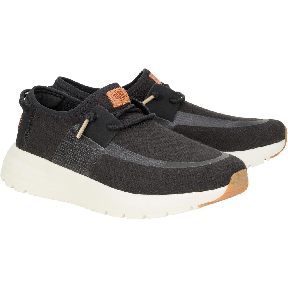 imageHEYDUDE Womens Sirocco W Neutrals BlackBlack 1