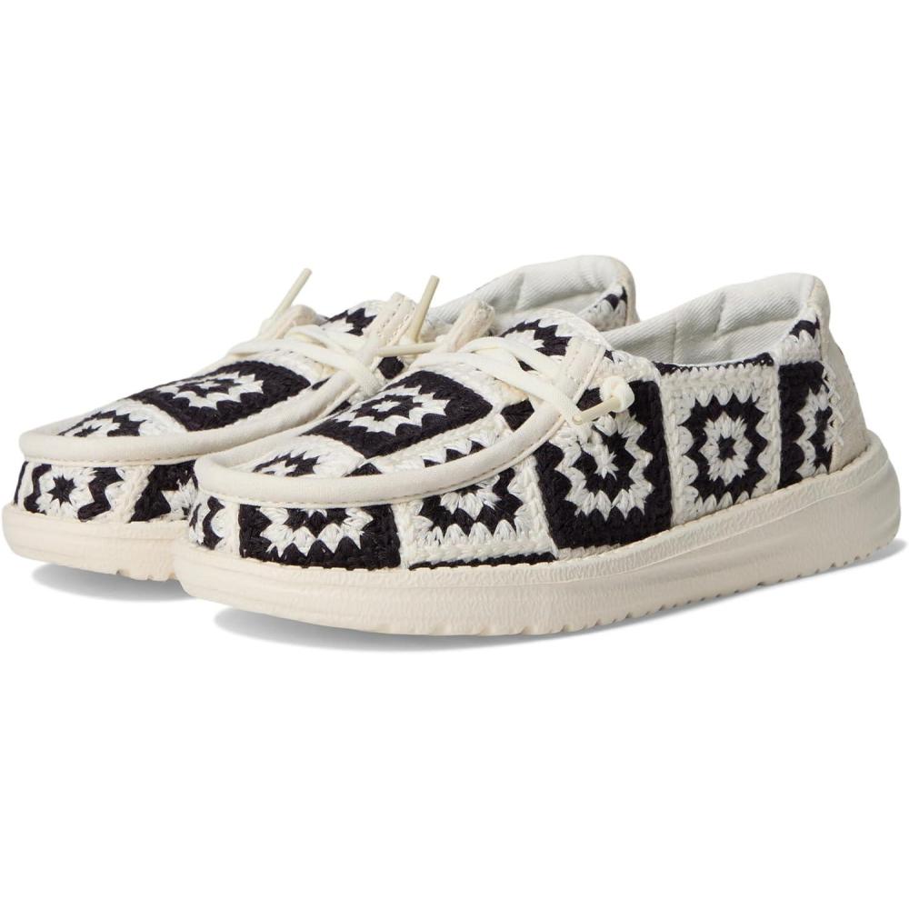 imageHey Dude Girls Wendy Boho Kids LoaferBlackMulti