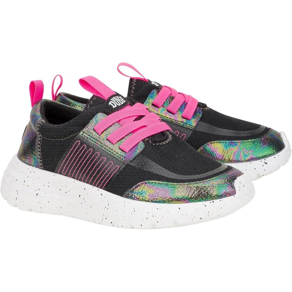 imageHey Dude Kids Womens Sirocco Play Brights ToddlerBlackPink