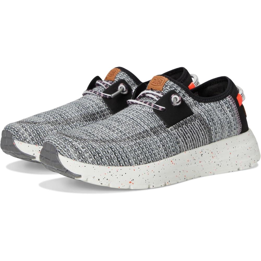 imageHey Dude Womens Sirocco Speckle Womens Sneaker Mens Slip On Shoes Comfortable ampamp LightWeightBlackMulti