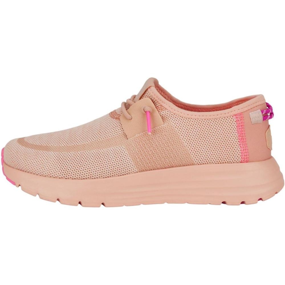 imageHey Dude Womens Sirocco Speckle Womens Sneaker Mens Slip On Shoes Comfortable ampamp LightWeightPink