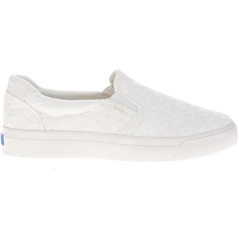imageKeds Womens Pursuit Slip onSnow White Eyelet