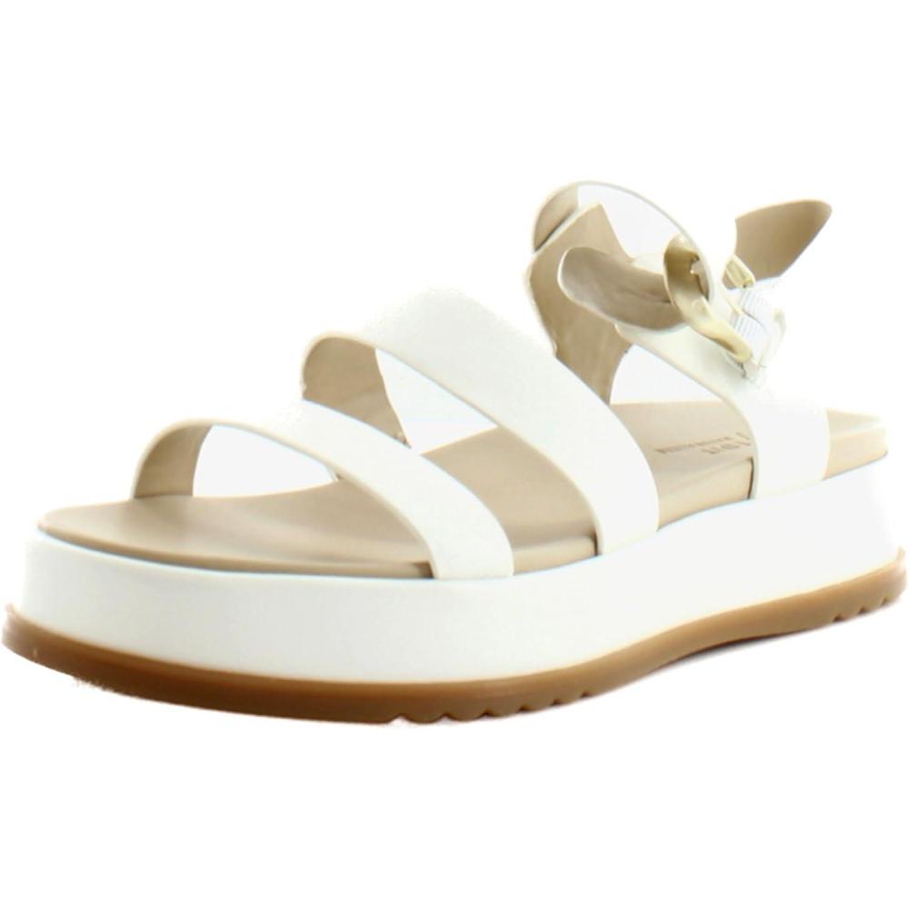 imageNaturalizer Womens Zizi Ankle Straps Heeled Sandal White Faux Leather 85