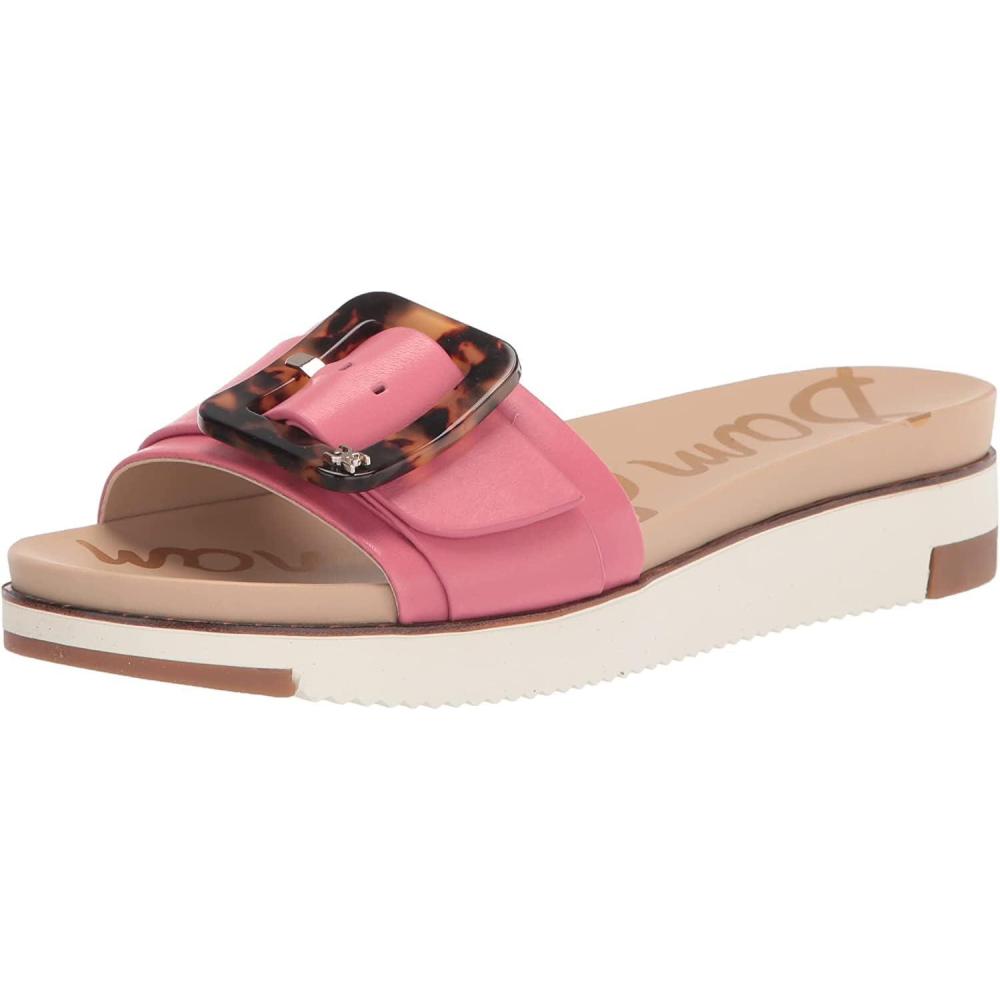 imageSam Edelman Womens Ariane Slide SandalCarmine Rose Leather