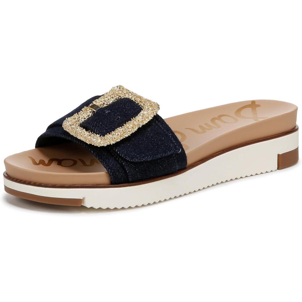 imageSam Edelman Womens Ariane Slide SandalHudson Navy