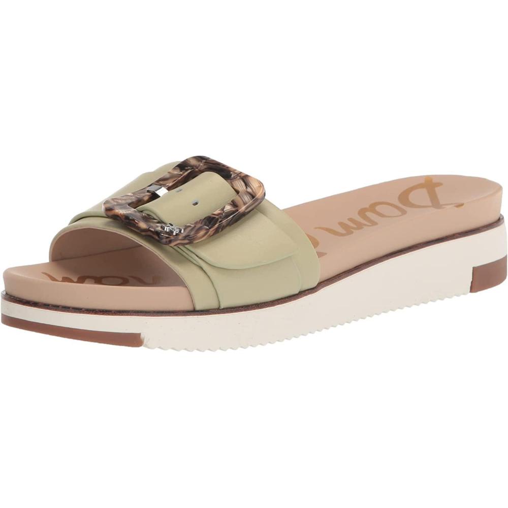 imageSam Edelman Womens Ariane Slide SandalPistachio Leather