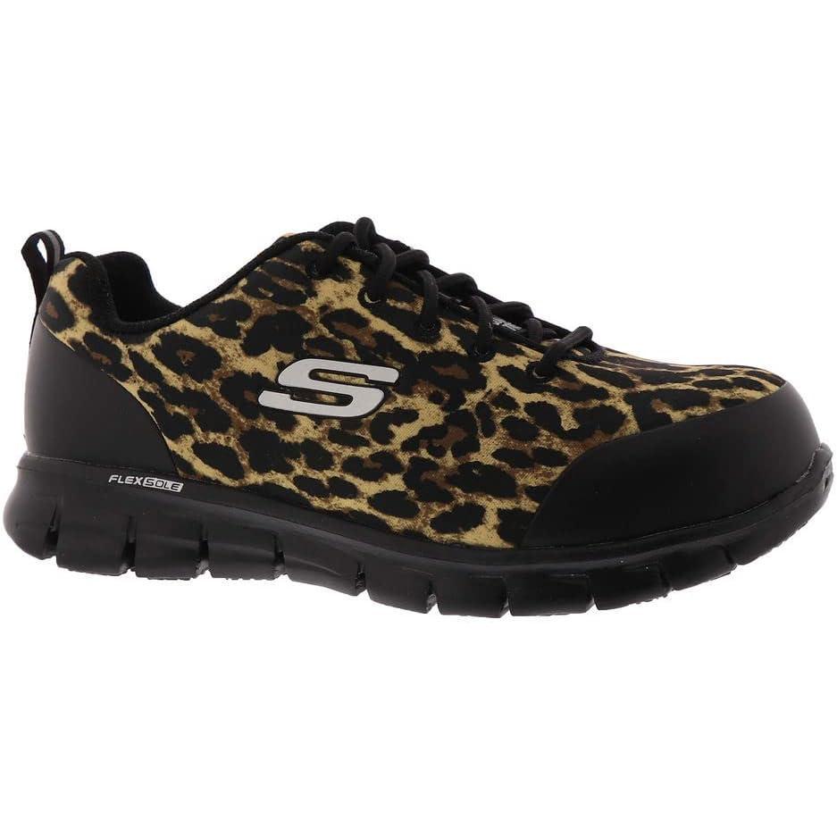 imageSkechers Mens Work Sure TrackSaivy OxfordsLeopard