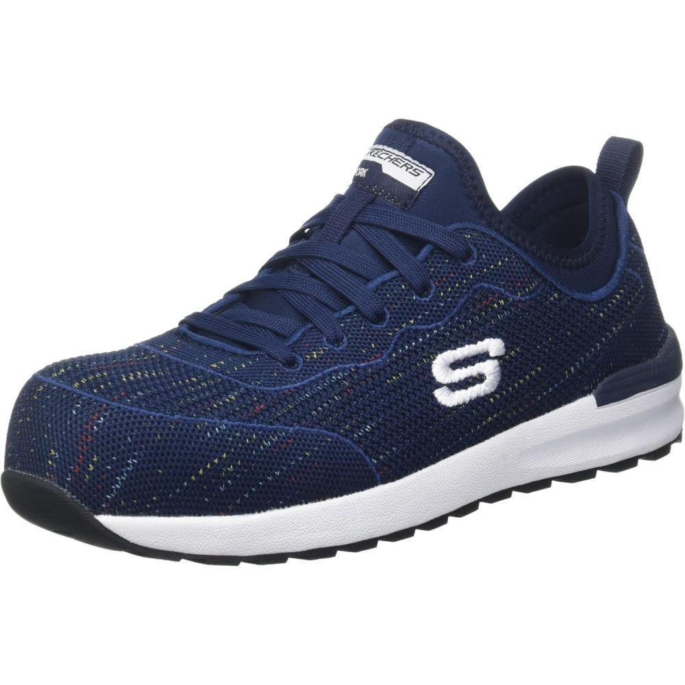 imageSkechers Womens Bulkin Balran 108033wIndustrial ShoeNavyWhite