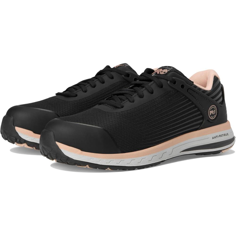 imageTimberland PRO Womens Drivetrain Composite Safety Toe Industrial Athletic Work ShoeBlackPink 1