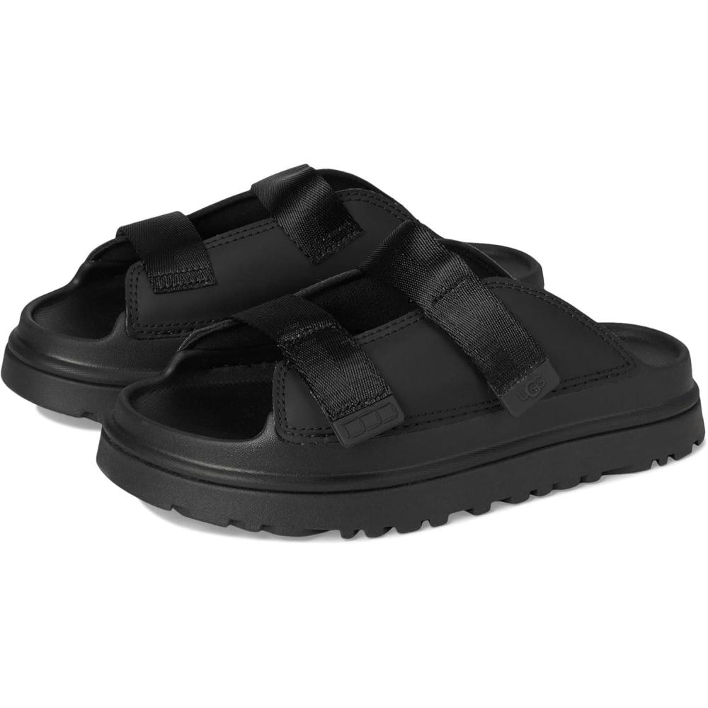 imageUGG UnisexChild Goldenglow Slide ToddlerLittle Big Kid SandalBlack