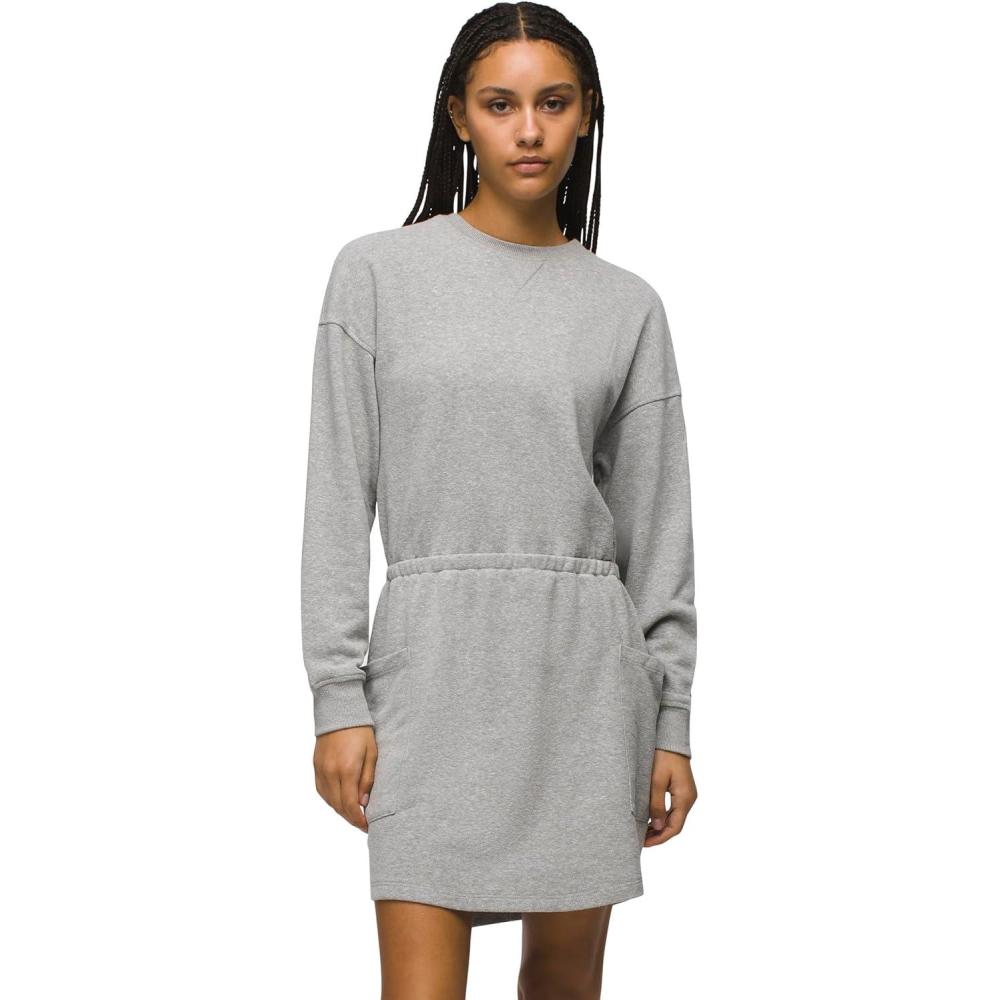 imageprAna Womens Cozy Up Pocket DressHeather Grey