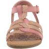 Blowfish Malibu Girl’s Sabini-t Flat Sandal(Rosegold Soft Sand Glitter/Cosmic/Cheeky Pink)