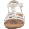 Blowfish Malibu Girl’s Sabini-t Flat Sandal(White Sandy Sugar/Pearl White/Milk)