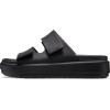 Crocs Women’s Brooklyn Luxe Sandal(Black/Black)