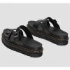 Dr. Martens Unisex Myles Black Brando Sandal(Black Black Brando 001)