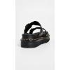 Dr. Martens Unisex Myles Black Brando Sandal(Black Brando)