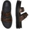 Dr. Martens Unisex Myles Black Brando Sandal(Dark Brown)