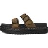 Dr. Martens Unisex Myles Black Brando Sandal(Olive)