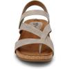 Eurosoft by Sofft Women’s Gianetta Flat Sandal(Cloudy)