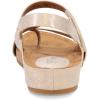 Eurosoft by Sofft Women’s Gianetta Flat Sandal(Gold)