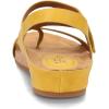 Eurosoft by Sofft Women’s Gianetta Flat Sandal(Golden Yellow)