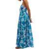 Free People Women’s Dream Weaver Maxi, Teal Combo