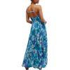 Free People Women’s Dream Weaver Maxi, Teal Combo