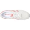 Gola Topspin – Sneakers for Women – Leather Upper – Round Toe – Phylon Outsole – Textile Lining & Outsole(White/Dusty Rose/Coral Pink)