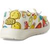 HEYDUDE Girl’s Wendy Smiley (Little Big Kid) Loafer(Cream/Multi)