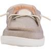 HEYDUDE Unisex-Child Wendy Sparkle Kids Loafer(Rose Gold)