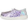 Hey Dude Girl’s Wendy Iridescent Leo (Little Big Kid) Loafer(Blue Metallic)