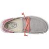 Hey Dude Girl’s Wendy Youth Shoes(Funk Grey/Pink Multi)