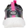 Hey Dude Kids Womens Sirocco Play Brights (Toddler)(Black/Pink)