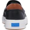 Keds Womens Pursuit Slip on(Black/Cognac Leather)