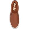 Keds Womens Pursuit Slip on(Cognac Leather)